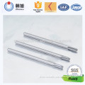 China supplier CNC machining preicison zinc plated steel shaft